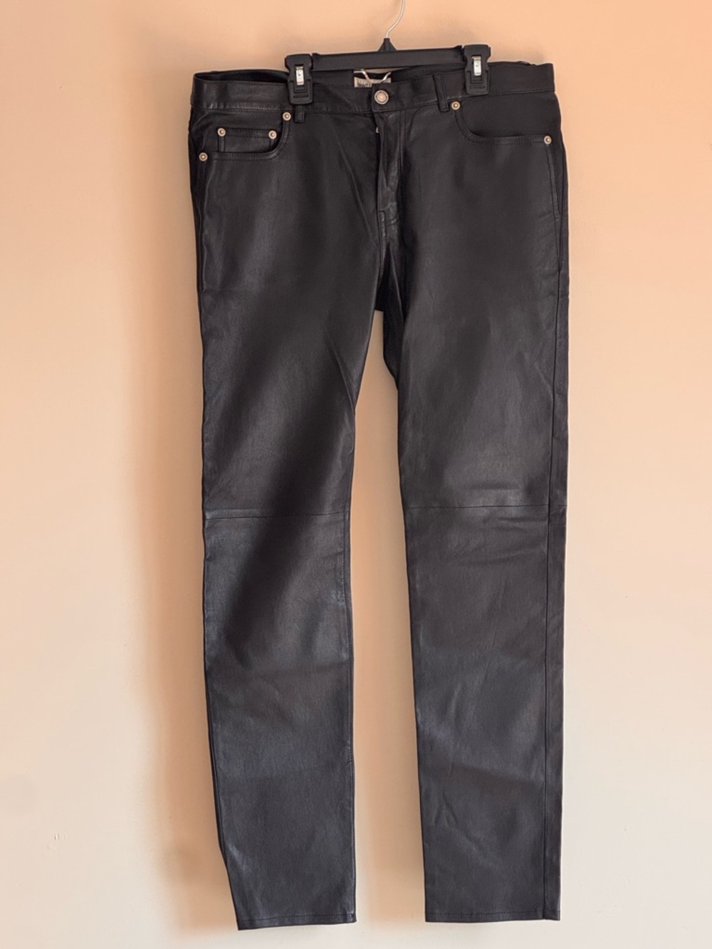 Saint Laurent Paris Lambskin pants